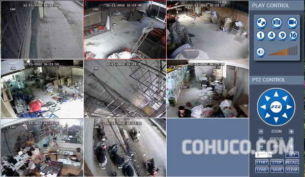 Lắp đặt camera giám sát công trình - Cơ Điện COHUCO - Công Ty TNHH Thương Mại Dịch Vụ Công Hùng